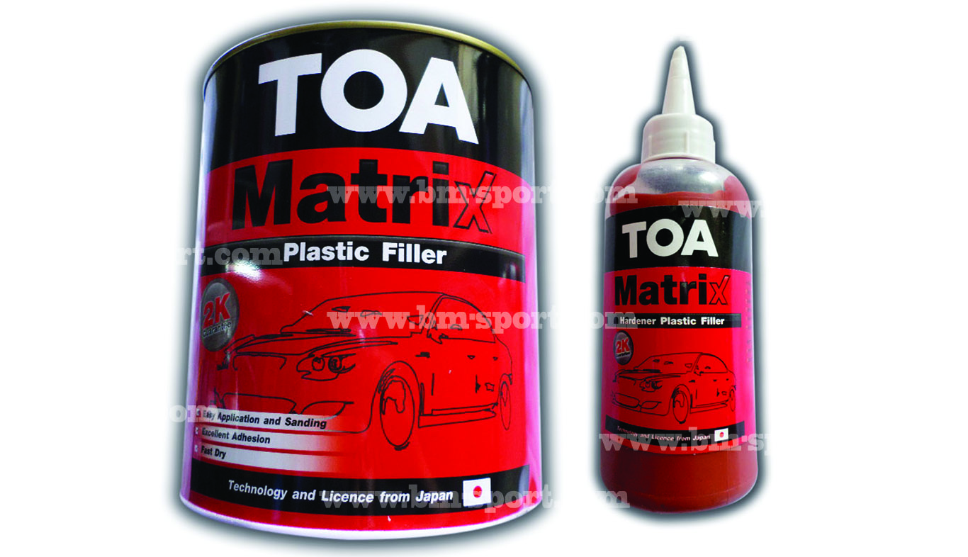 TOA Matrix Plastic Filler ขนาด 5.4 กก.+Hardener