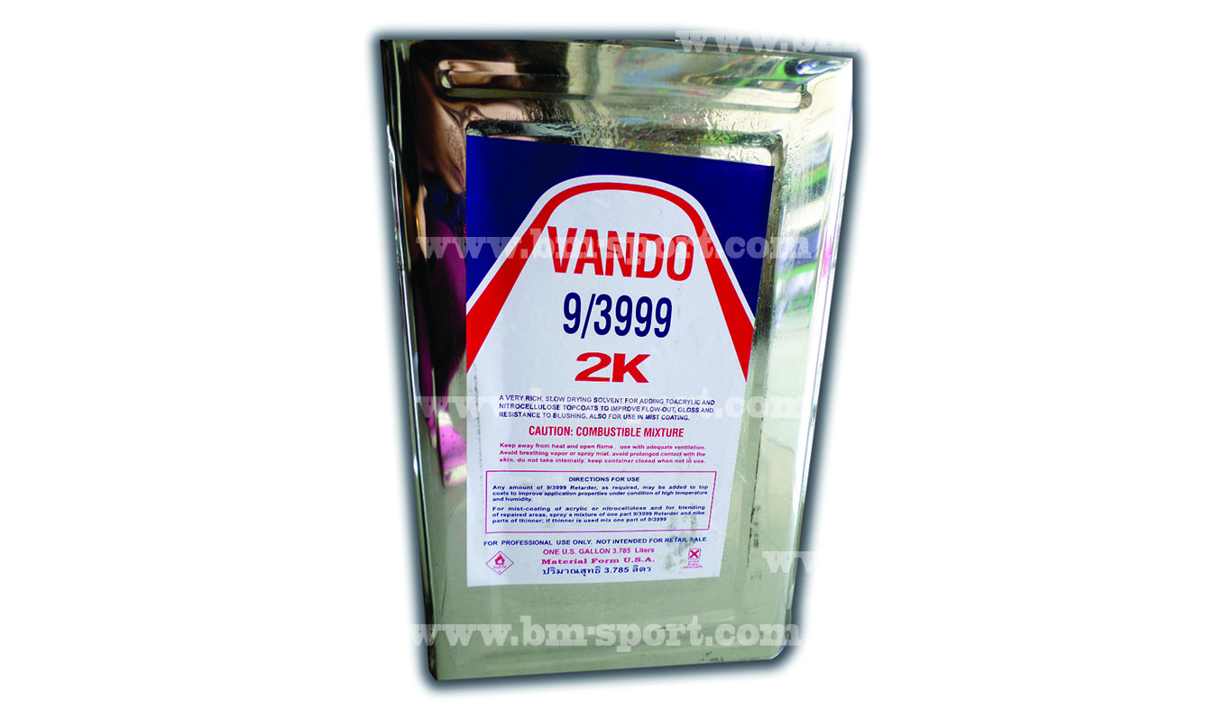 VANDO 9-3999 2K ทินเนอร์ 3.785 ลิตร 