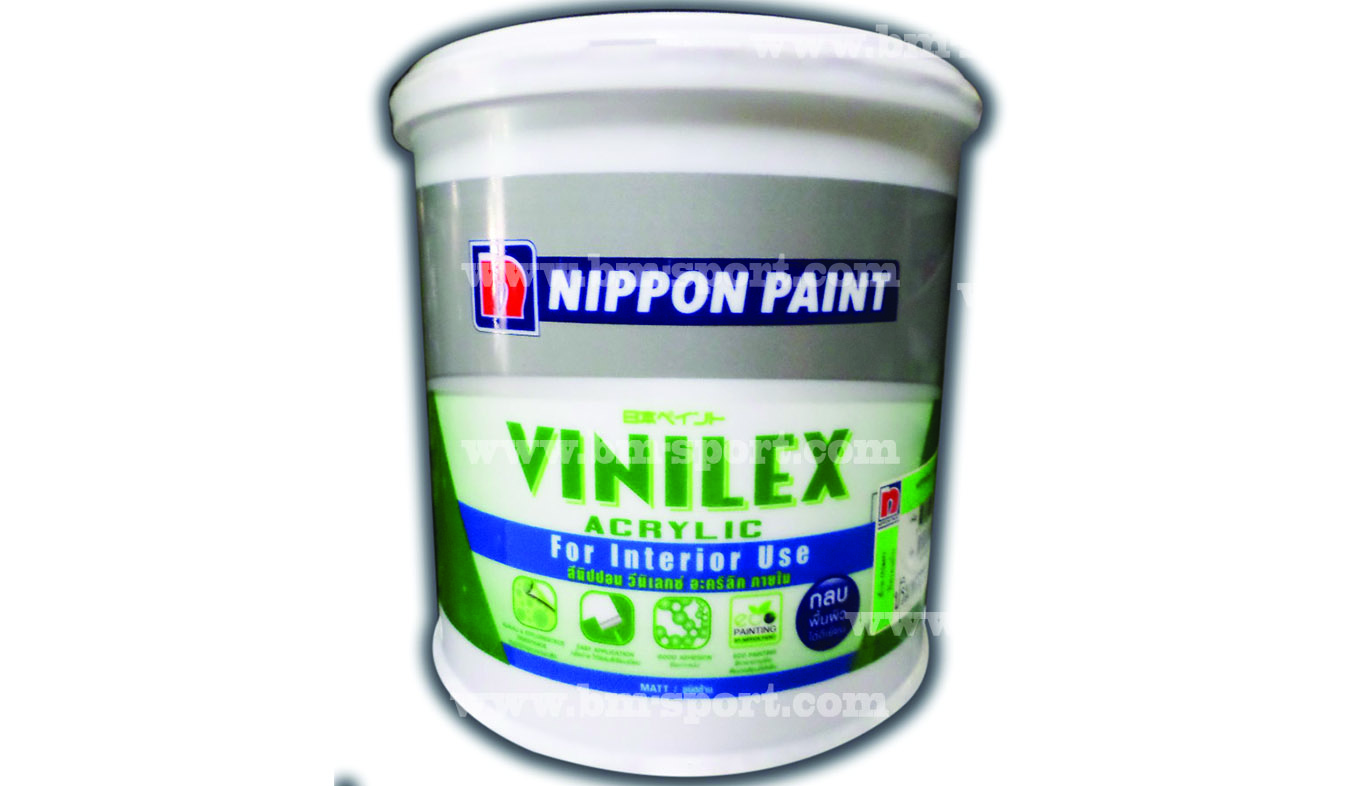 NIPPON PAINT Vinilex Acrylic For Interior Use ขนาด 3.54 ลิตร และขนาด 8.61 ลิตร 