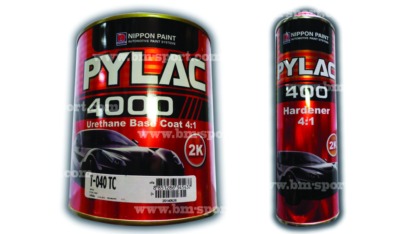 PYLAC 4000 Urethane Base Coat 4-1 ทุกสี ขนาด 1 ลิตร และขนาด 0.250 ลิตร