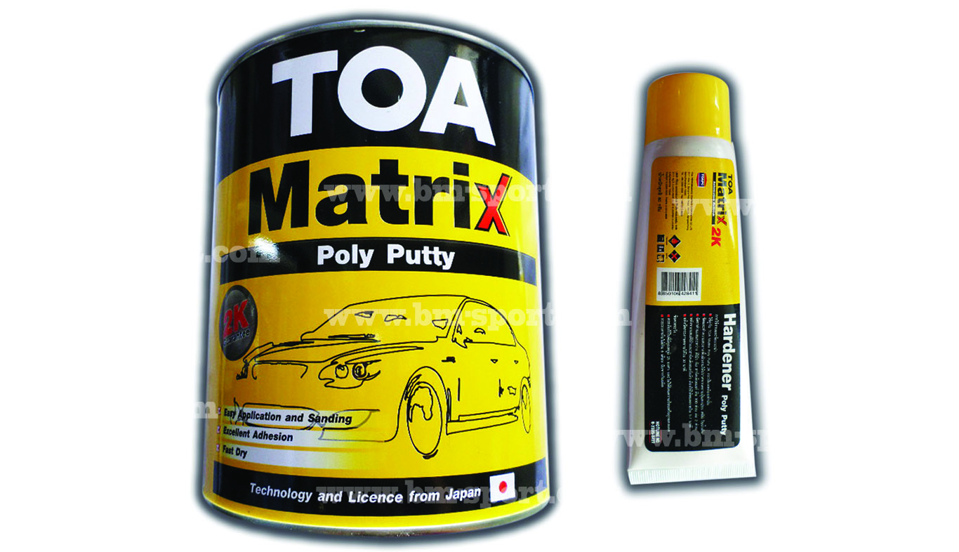 TOA Matrix Poly Putty ขนาด 3.7 กก. + Hardener